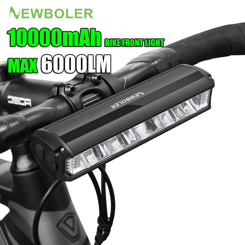 NEWBOLER 2000mAh - 2000 Lúmens - Lanterna à prova d'água para bicicletas.
NEWBOLER 10000mAh - 6000 Lúmens - Lanterna à prova d'água para bicicletas.